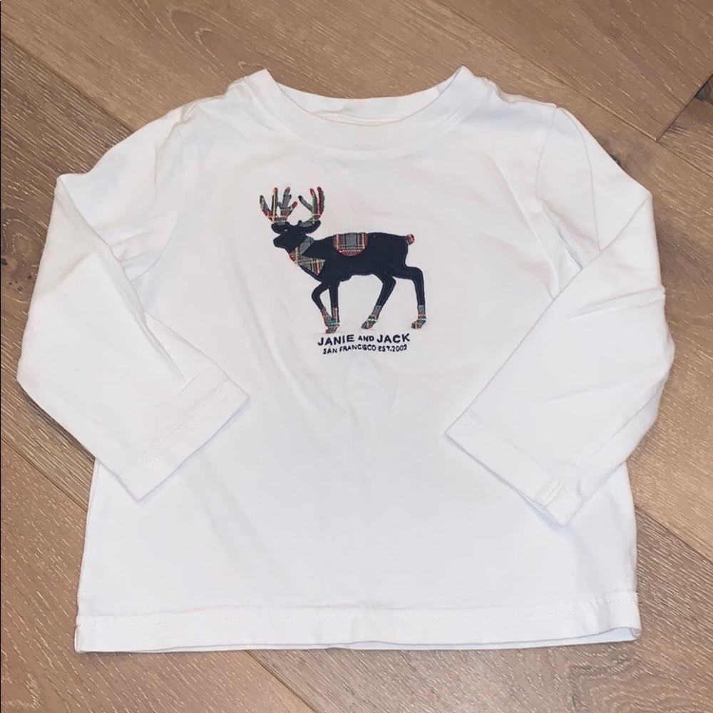 EUC Janie & Jack Christmas Shirt 18-24mo